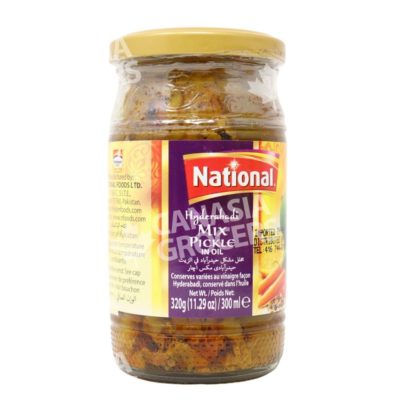 National HYDERABADI MIX PICKLE IN OIL 300ML
