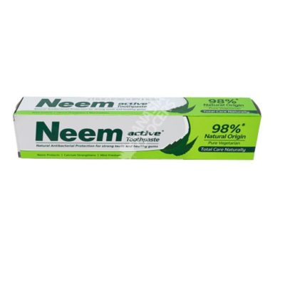 NEEM ACTIVE TOOTHPASTE WITH FREE TOOTH BRUSH